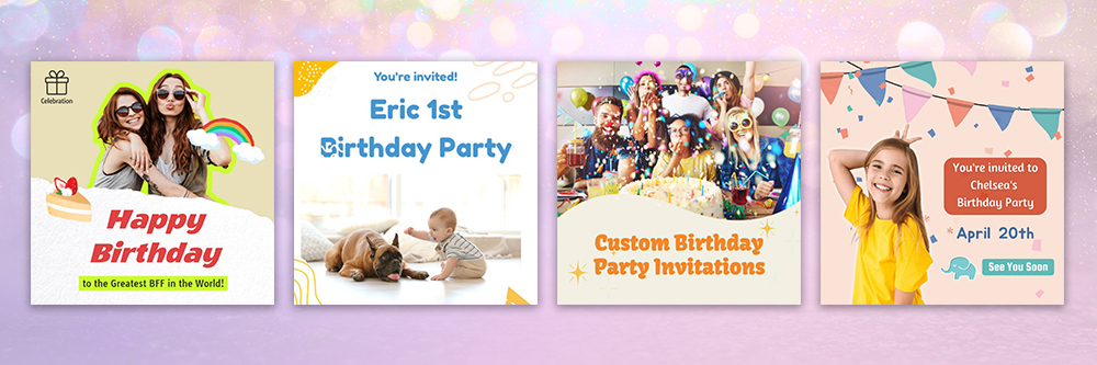 La mejor aplicación para hacer plantillas de invitación de cumpleaños