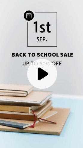 Back to School Template - Best for Stationery Stores