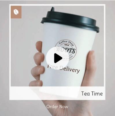 Tea Time Template - Best for Coffee Shops
