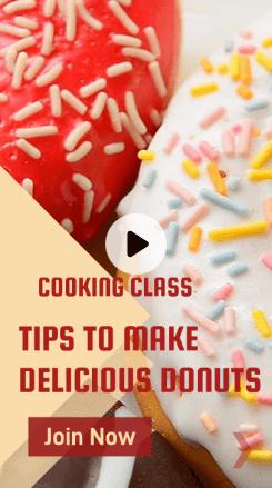 Cooking Class Template - Best for Baking and Dessert Cooking Classes