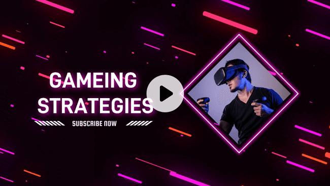 Gaming Strategies Template - Best for Online Gamers