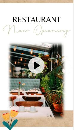 Restaurant Opening Template - Best for Newly Opening Restaurants