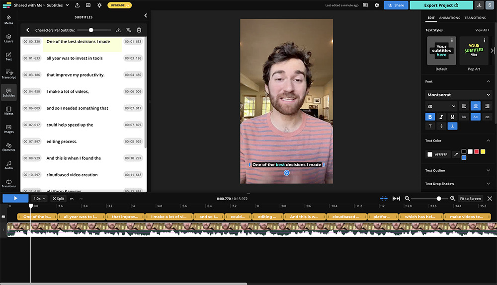 Movavi Video Interface