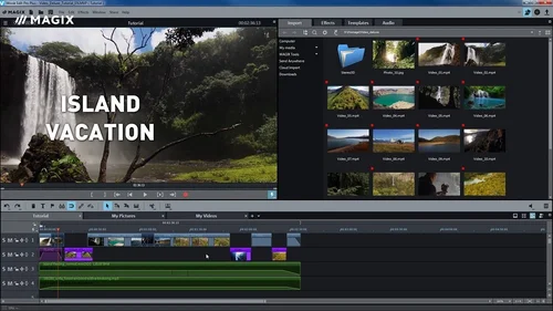 Magix Movie Studio Interface