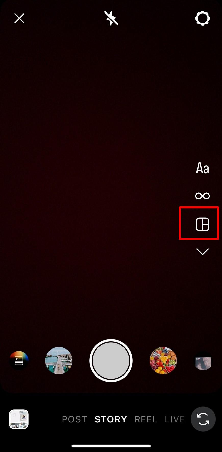 IG限動排版app技巧:更換底色