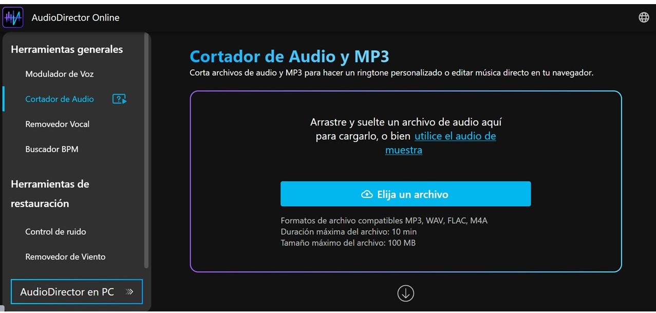 MyEdit - Importa tu archivo de audio