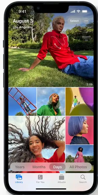 Apple Fotos Screenshots