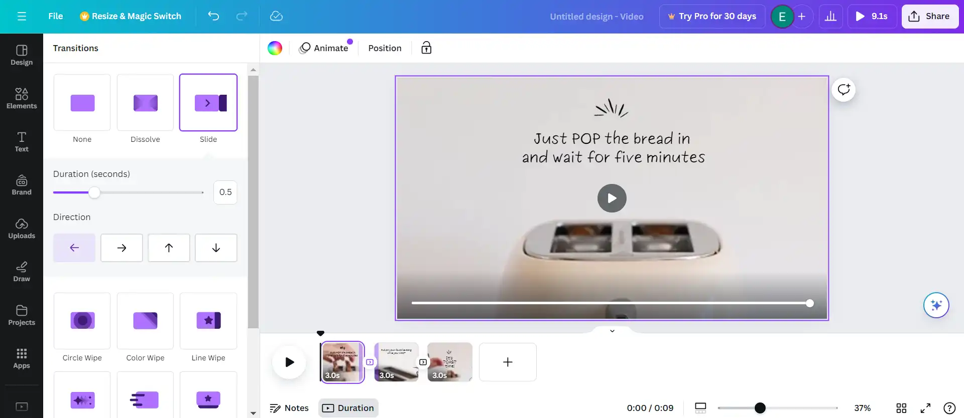 Canva Screenshots