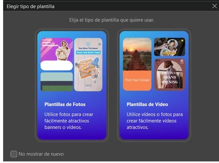 PowerDirector - Plantillas