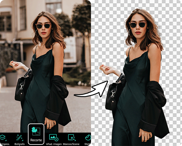 PhotoDirector - App para eliminar el fondo'
