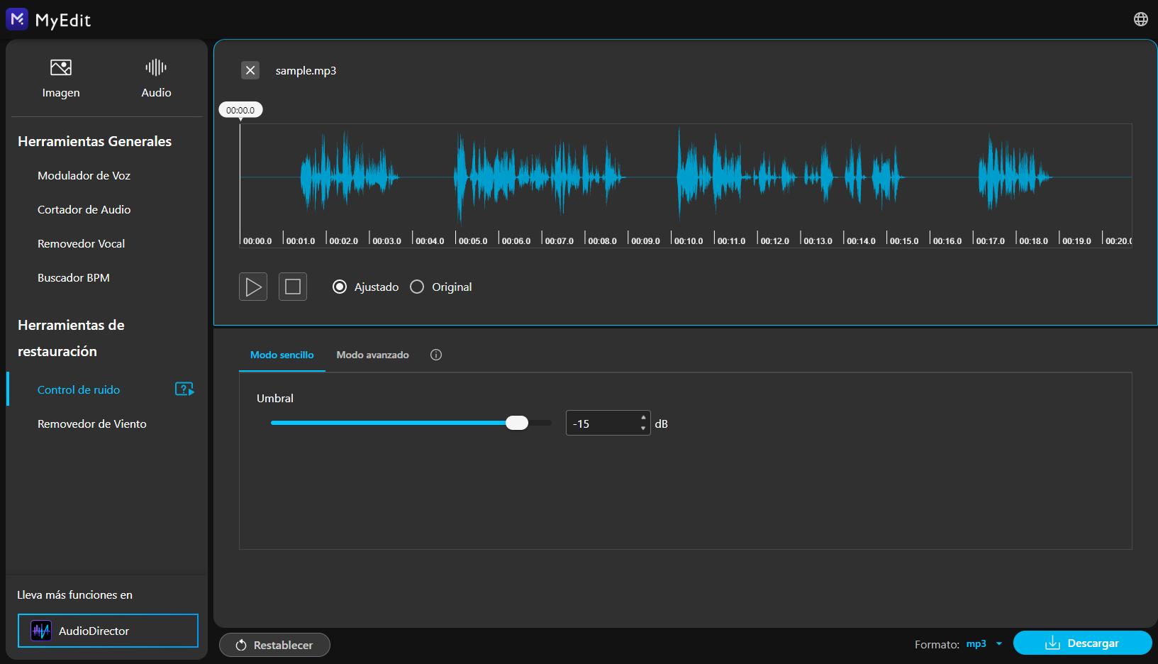 MyEdit - Aplica el Noise Gate