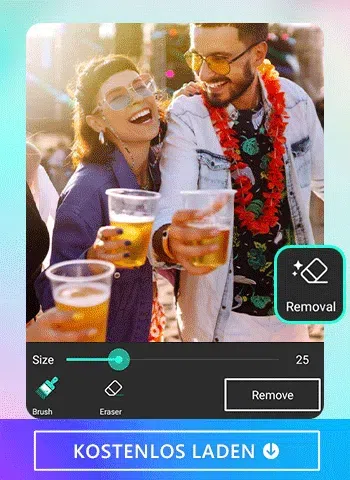Photobomber aus Oktoberfest-Bildern entfernen