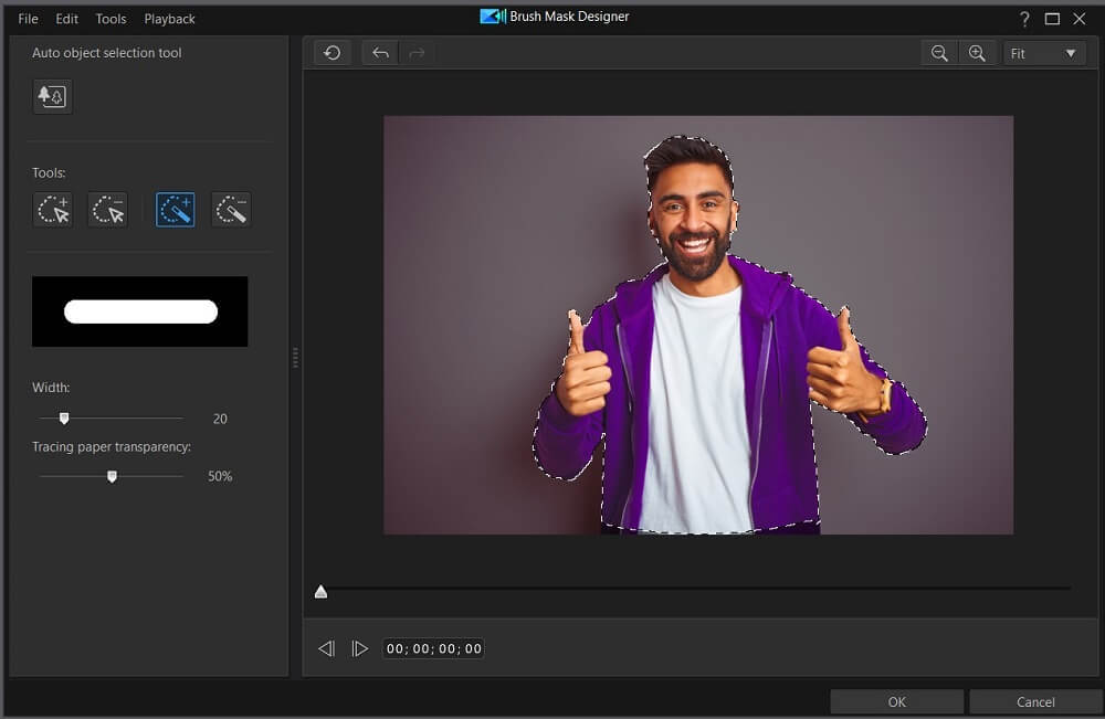 PowerDirector Business - remove image background