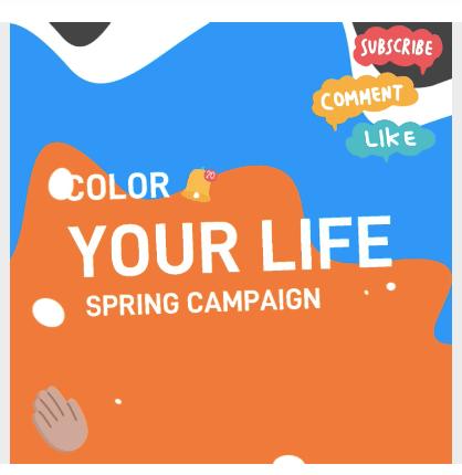 Color Your Life Template - Best Colorful Template 