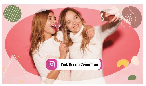 Pink Dream Come True Template - Best for Fashion 
