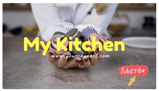 Welcome to My Kitchen Template - Best for Cooking 
