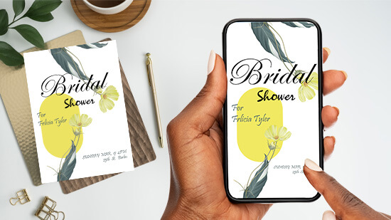 Best App with FREE Bridal Shower Invitation Templates