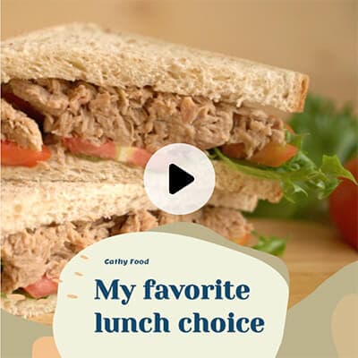 My Favorite Lunch Choice Template - Best for Promoting a New Recipe 