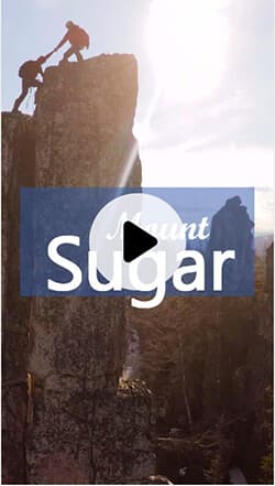 Mount Sugar Template - Best for Mountaineering & Outdoor Pages 