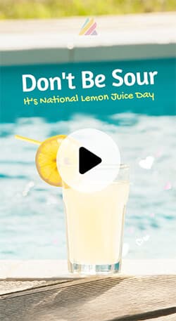 Lemon Juice Template - Best for Drink Offers 