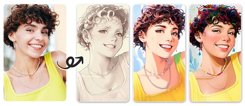 PhotoDirector - Convierte tu retrato en un boceto