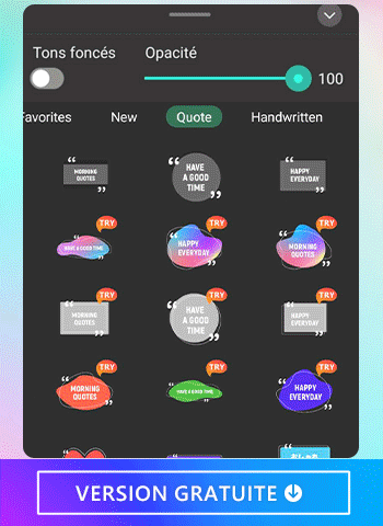 Ajouter une bulle de texte avec la meilleure application photo