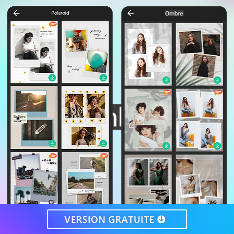 PhotoDirector - Modèles de Polaroid