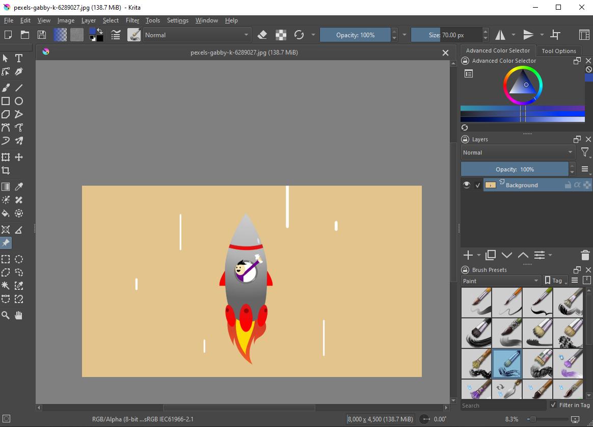 Krita Interface