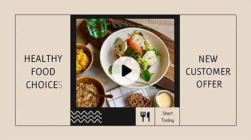 Healthy Food Choices Template - Best for Anything Food Related