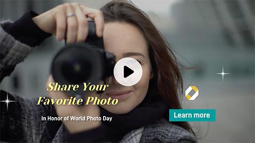 Share Your Photos Template - Best for Photographers