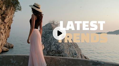Latest Trends Template - Best for Fashion Companies
