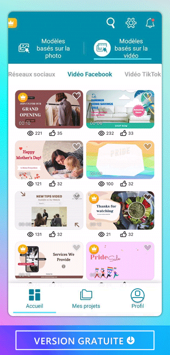 Promeo - modeles facebook