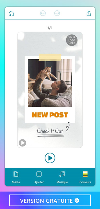 editer modele facebook avec promeo
