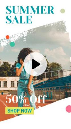 SUMMER SPORTS Template - Best for Summer Sale Coupons 