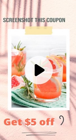 Screenshot This Coupon Template - Best for Drink Coupons 