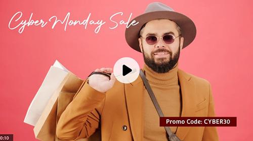Cyber Monday Sale Template - Best for Cyber Monday Coupons 