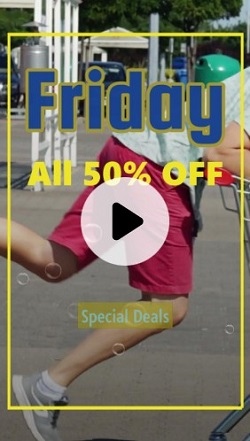 Friday 50% Off Template - Best for Friday Sale Coupons 