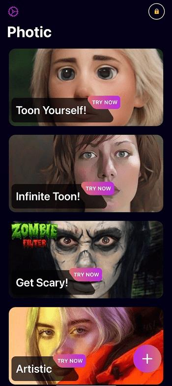 Photic App Interface