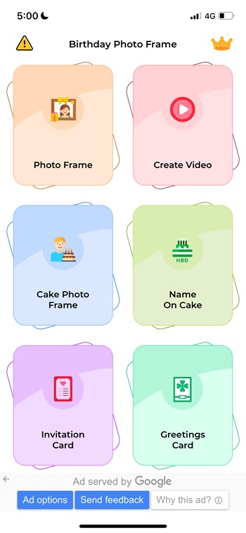 Bday Video Maker, Wishes, Card