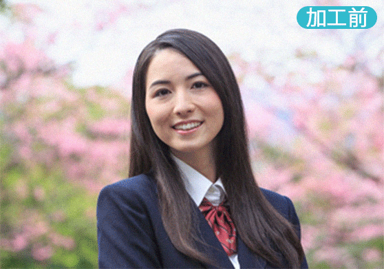 PhotoDirector AI 高画質化後