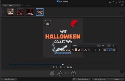 PowerDirector Business - Edit Template