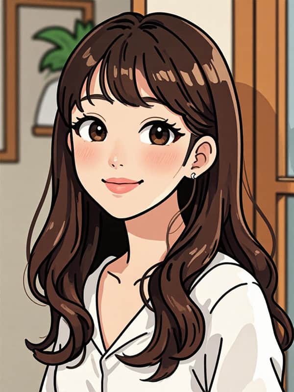 写真をイラスト化 スタイル：韓国マンガ