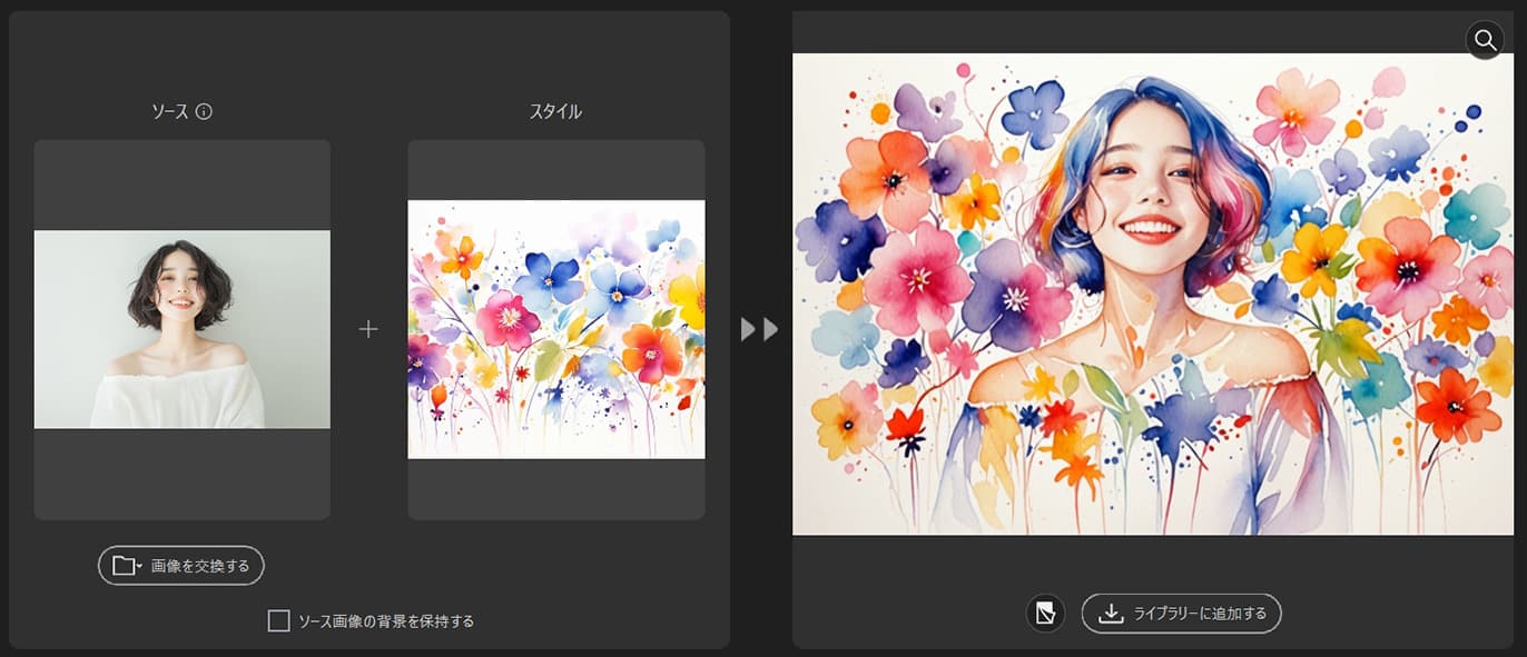 PhotoDirector AI フュージョン