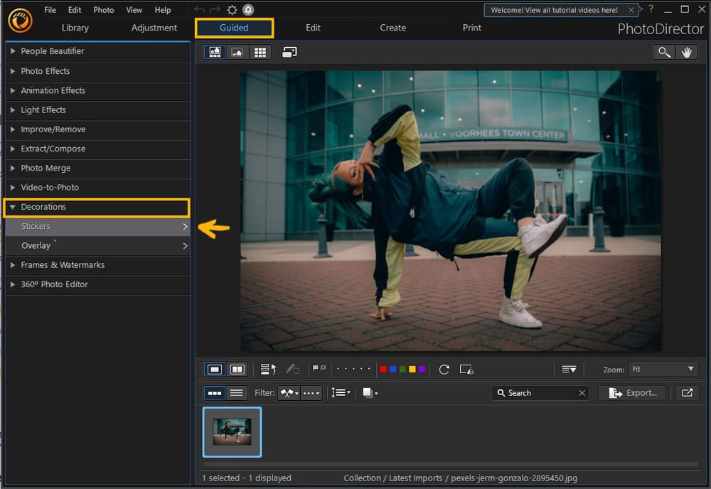 PhotoDirector - Stickers