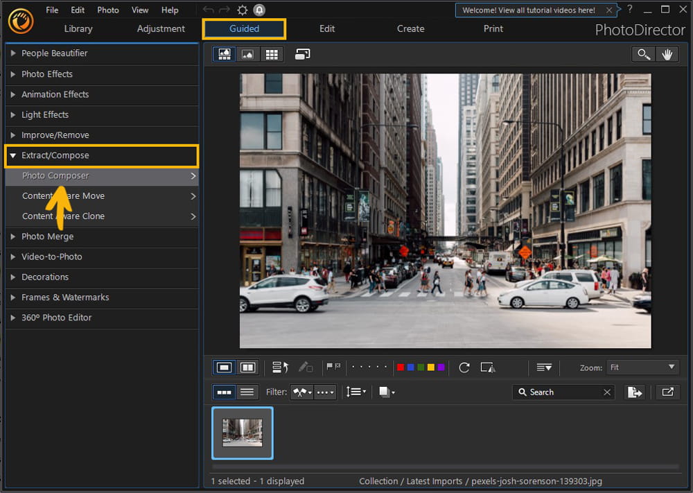 PhotoDirector - Guided, Textures