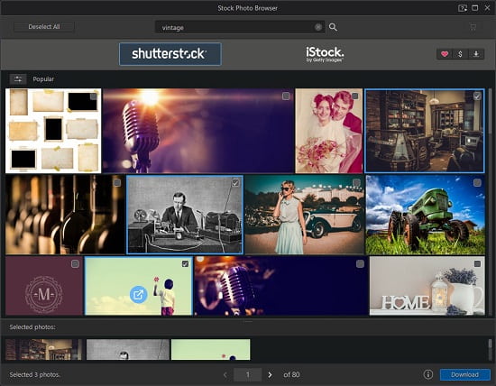 PhotoDirector - Download Vintage Stock Photos