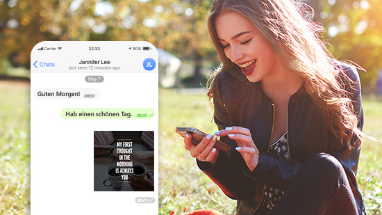 Guten Morgen Bilder kostenlos herunterladen oder selbst gestalten