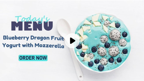 Blueberry Dragon Fruit Template - Best for Yogurt Dispensaries