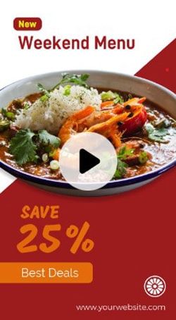 New Weekend Menu Template - Best for Restaurant Advertising New Weekend Menu 