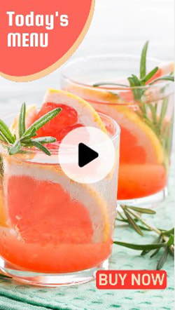 Today's Menu Template - Best for Cocktail Menus 